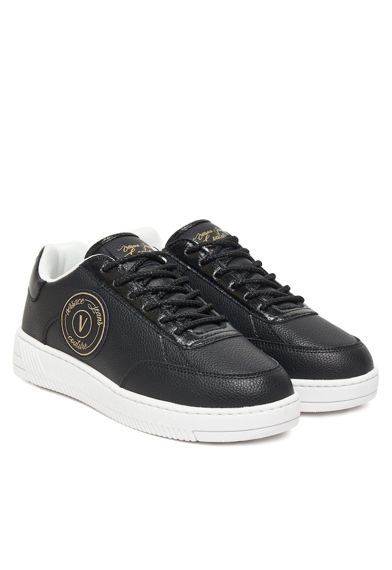 Tenisi dama - 79VA3SJ - Piele ecologica - negru -