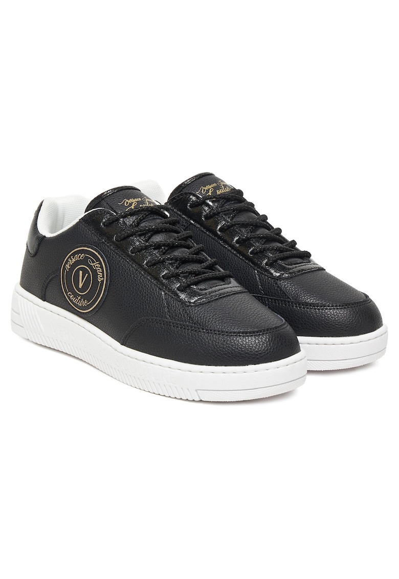 Tenisi dama - 79VA3SJ - Piele ecologica - negru -