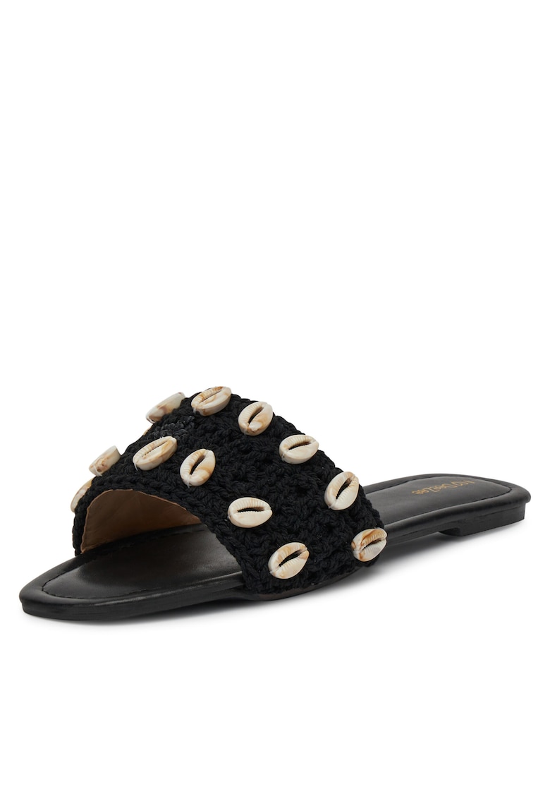 Papuci dama negru - model YD2303-1 -