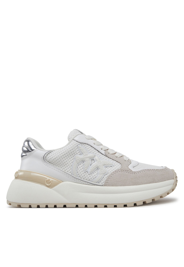 Pinko Tenisi dama White Gem 07 SS0055 P074 - alb/bej - tesatura