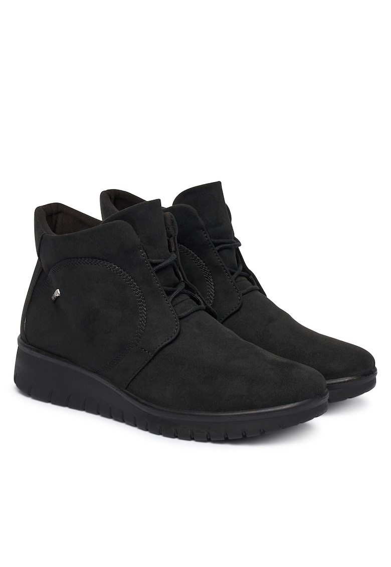 Botine dama MA191 - Textil - Negru -