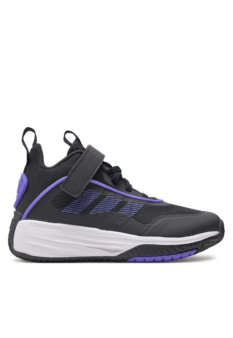 Pantofi sport copii - Ownthegame 3.0 - negru/albastru/alb - tesatura