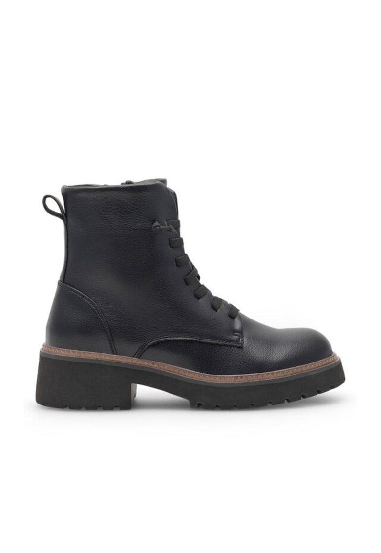 Ghete dama negru - din piele ecologica -