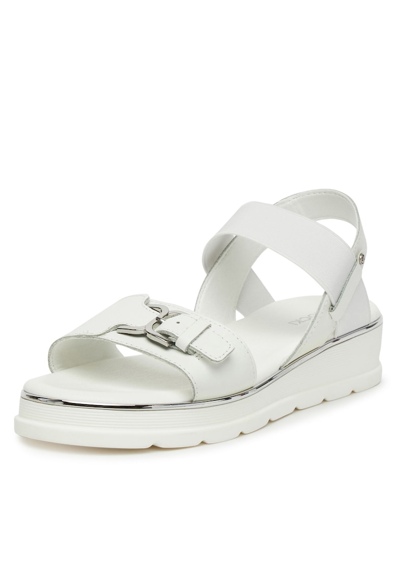 Sandale dama - piele alb - Alb