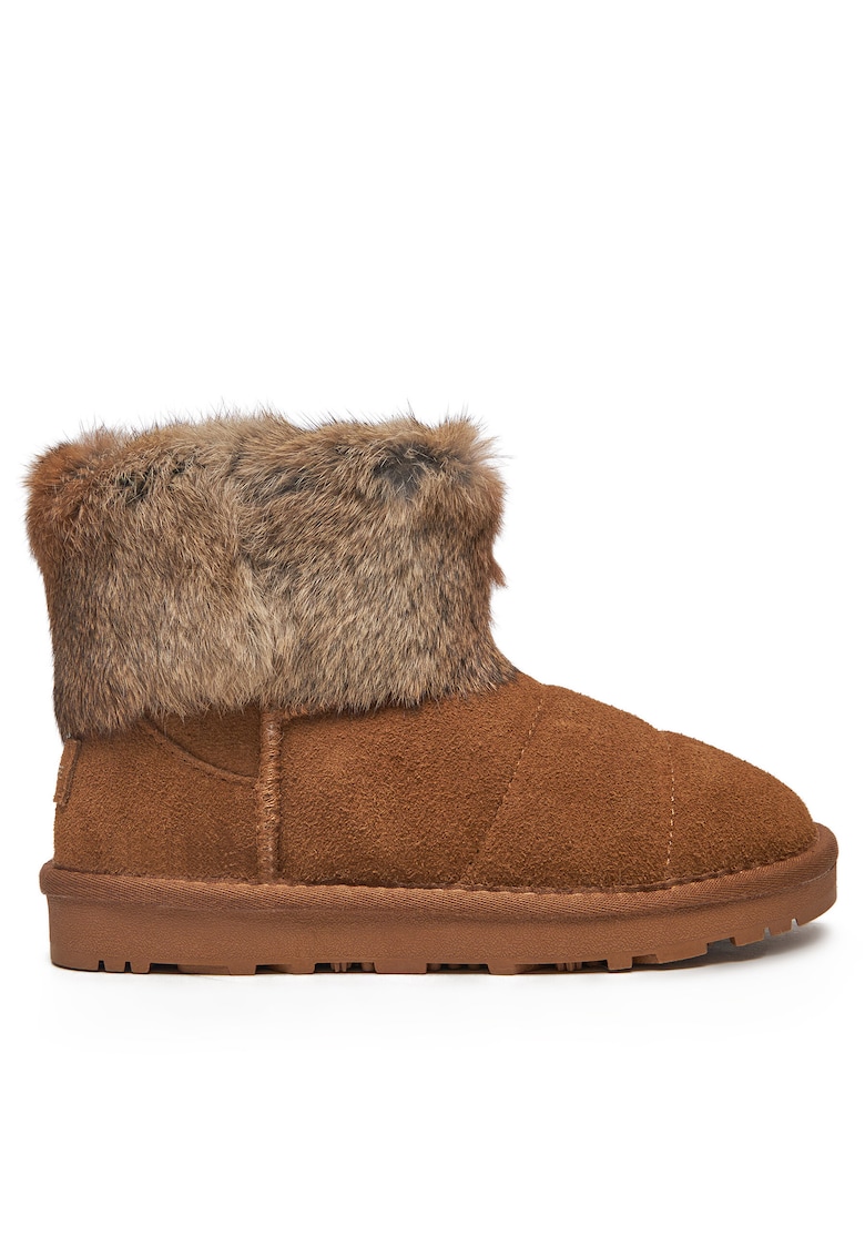 Ghete unisex - piele naturala - maro - Maro