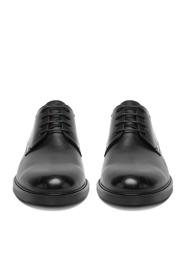 Ghete barbati - piele naturala - negre