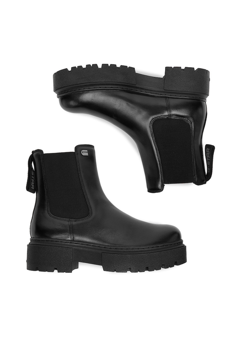 Botine dama CEO-WB-ADELA-10 - Piele naturala - Negru