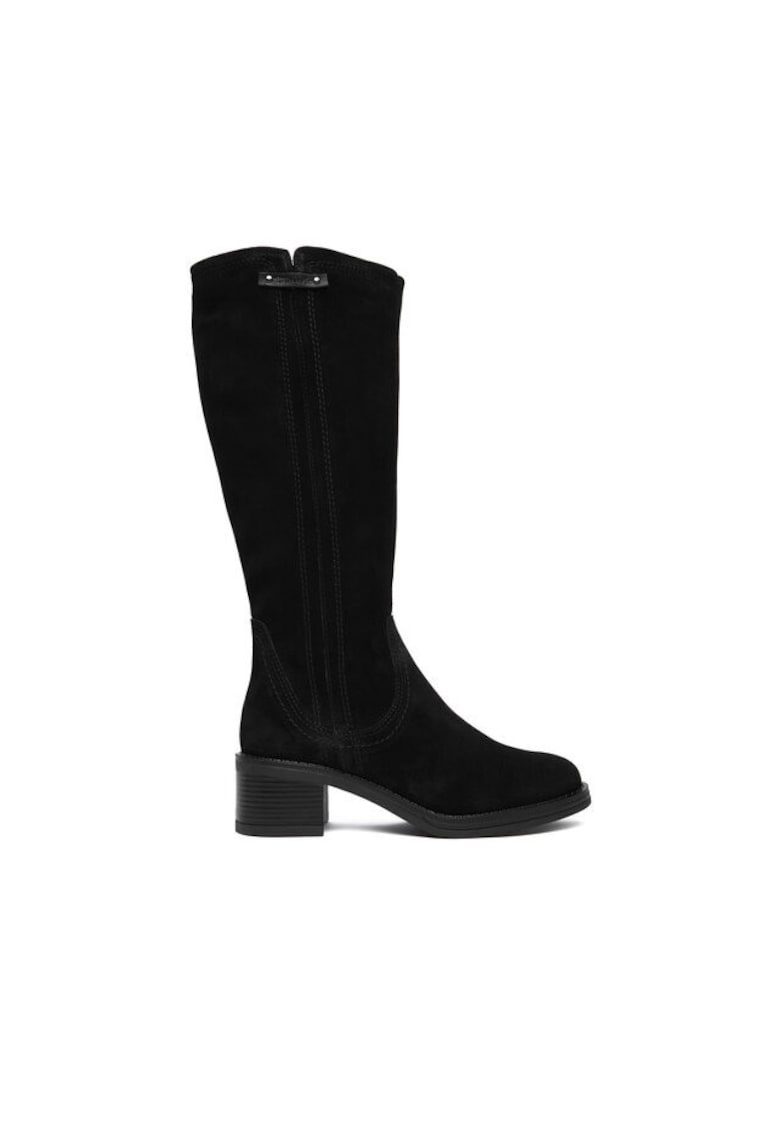Tamaris Cizme dama 1-25501-45 - piele naturala - negru