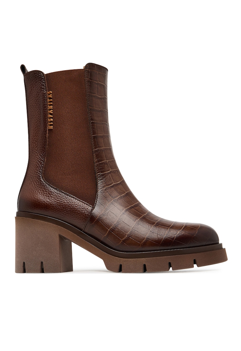 Botine dama - piele naturala - maro -