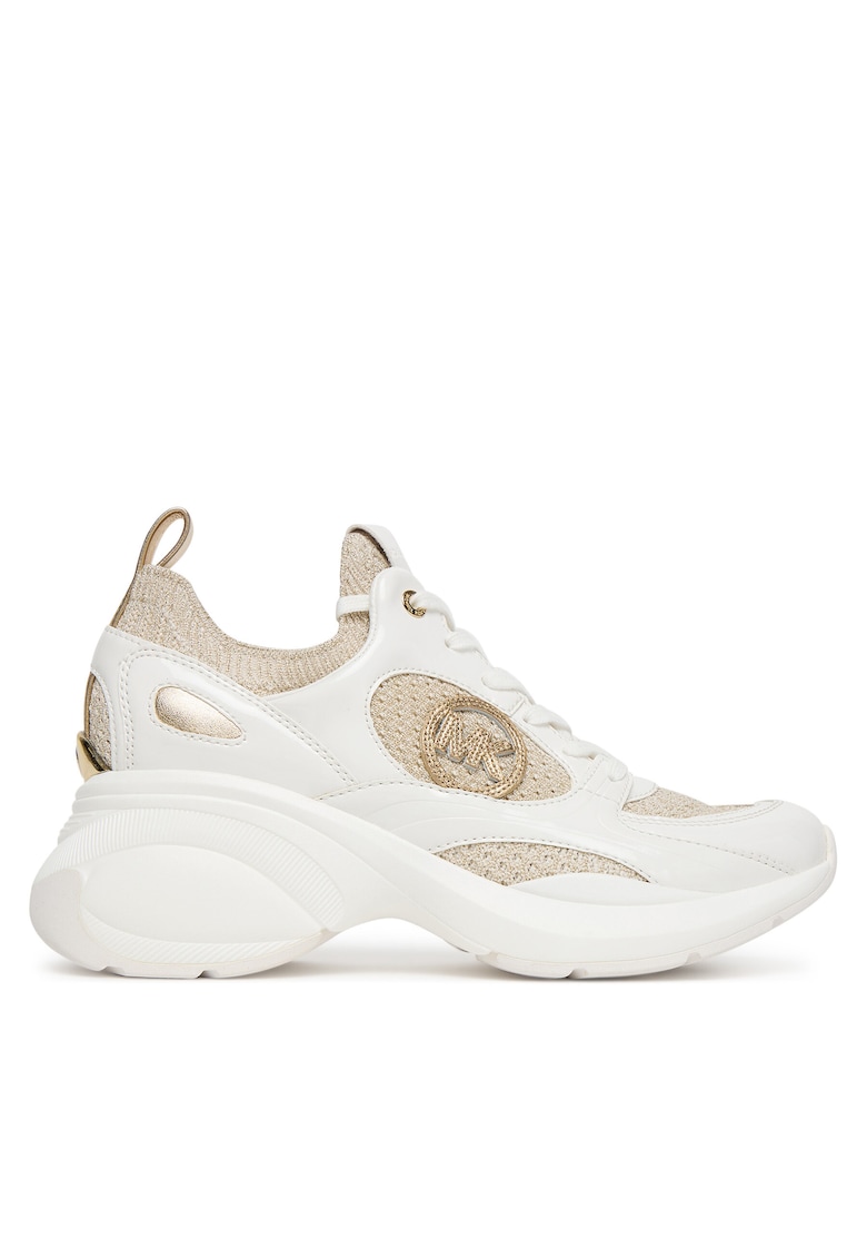 Michael Michael Kors Pantofi sport dama - 43S5ZUFP3D - alb/auriu