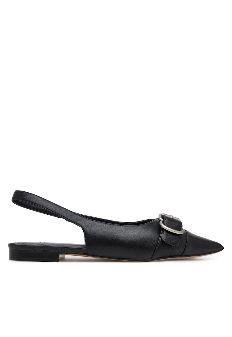 Balerini din piele naturala pentru femei - Negru