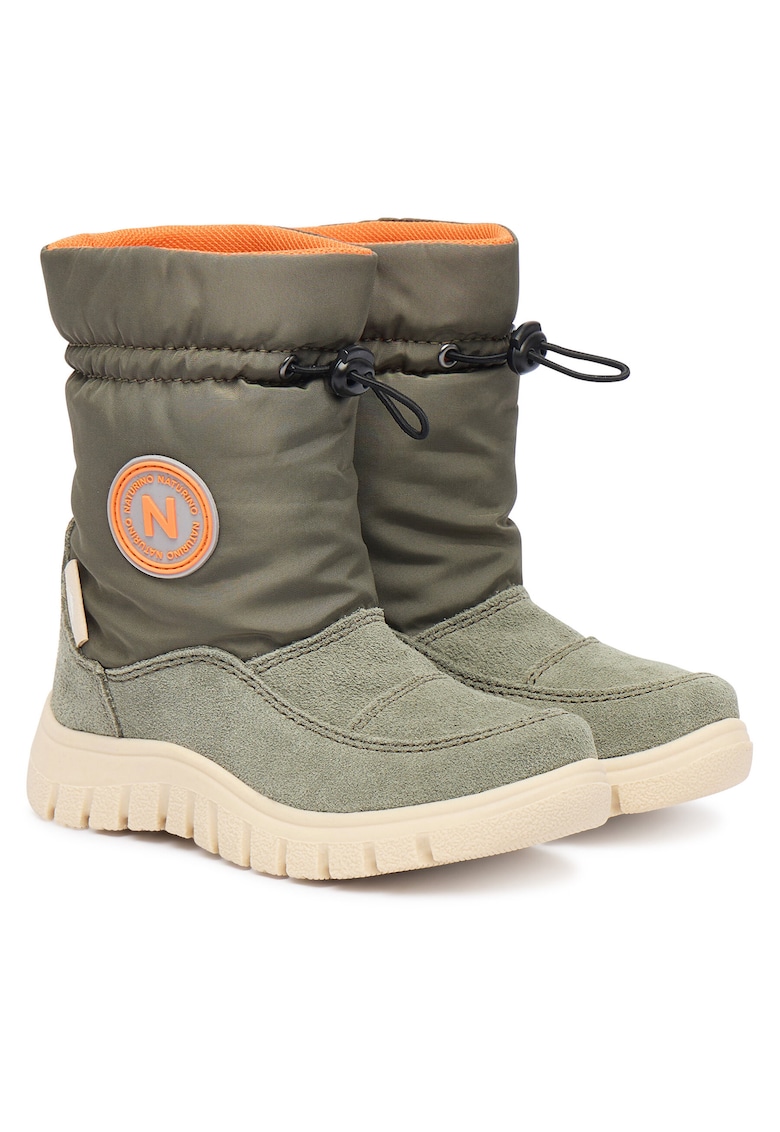 Cizme de zapada copii - Olive-Grey-Orange - impermeabile - confortabile -