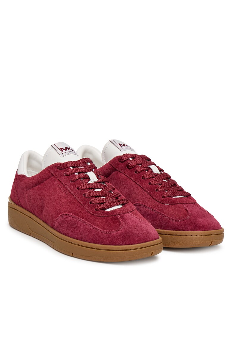 Tenisi barbati Mulberry 691 - piele naturala - rosu