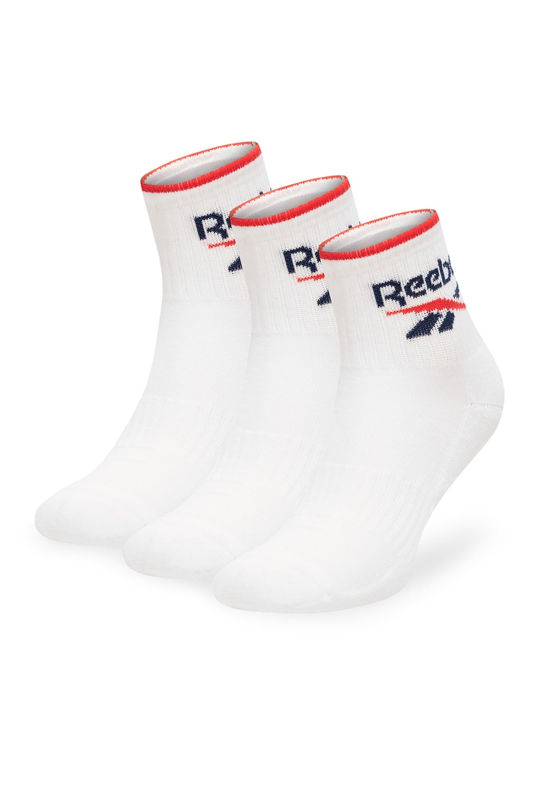Sosete unisex - alb - set 3 perechi - 40-42 EU