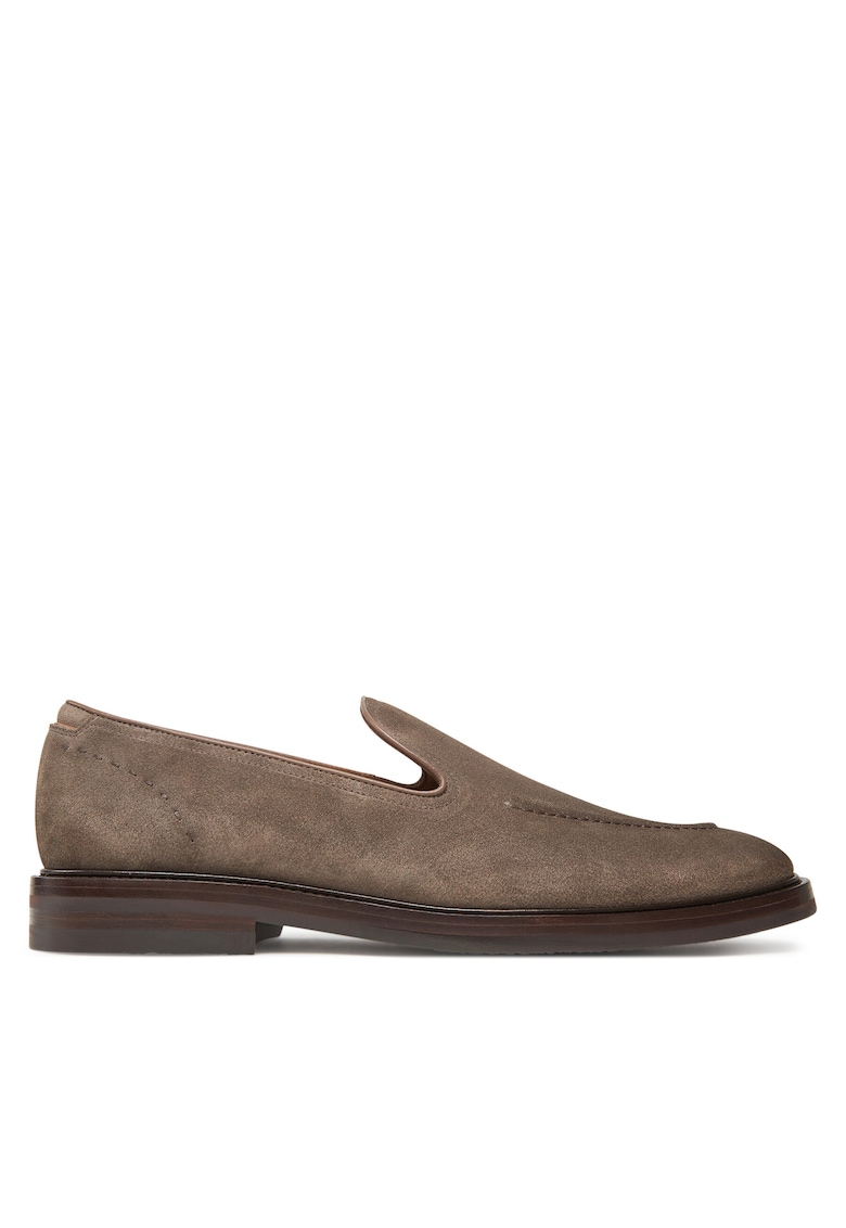 Mocasini barbati Cassian - piele naturala - maro