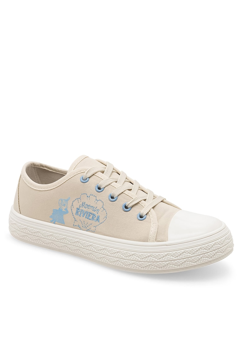 Adidasi fete - bej - textil