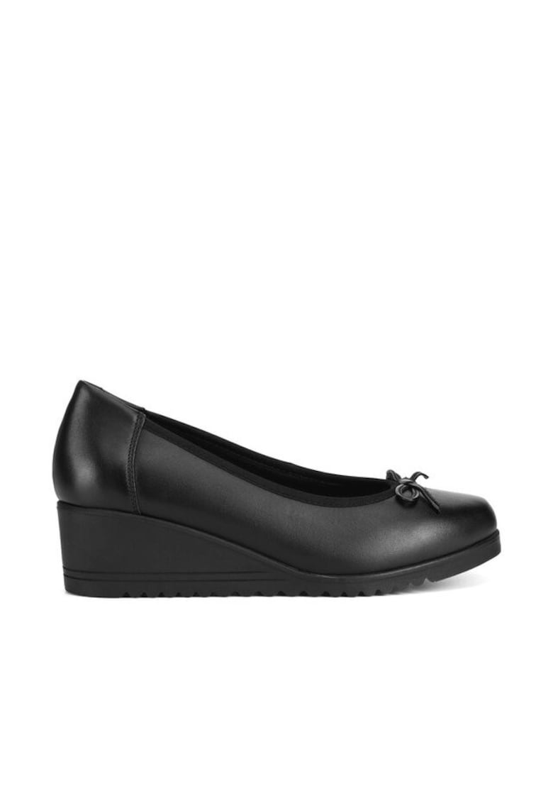 Pantofi dama EST-MARGARET-01 - Piele naturala - Negru -