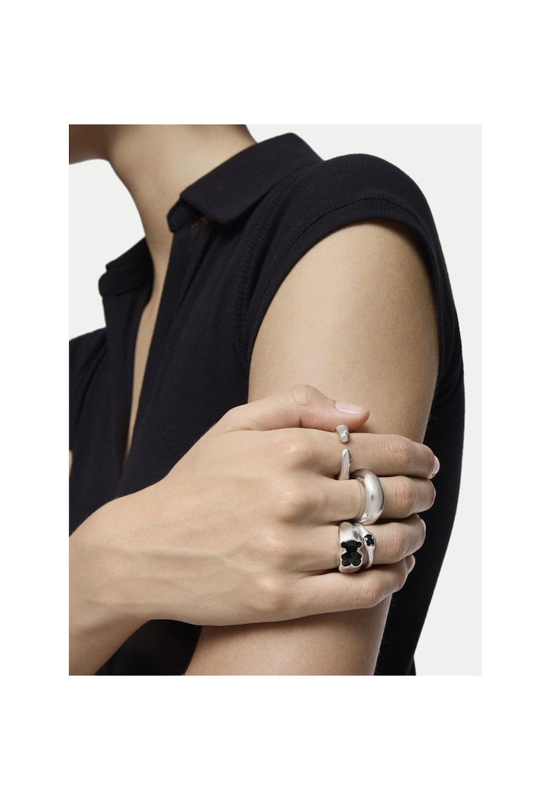 Inel dama Silver Icon Color 100428431 - argintiu - material plastic
