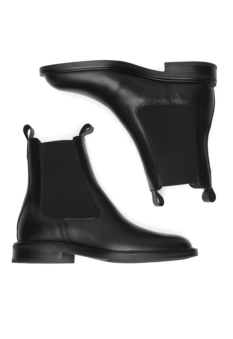 Botine dama CEO-PETRA-124 - Piele naturala - Negru
