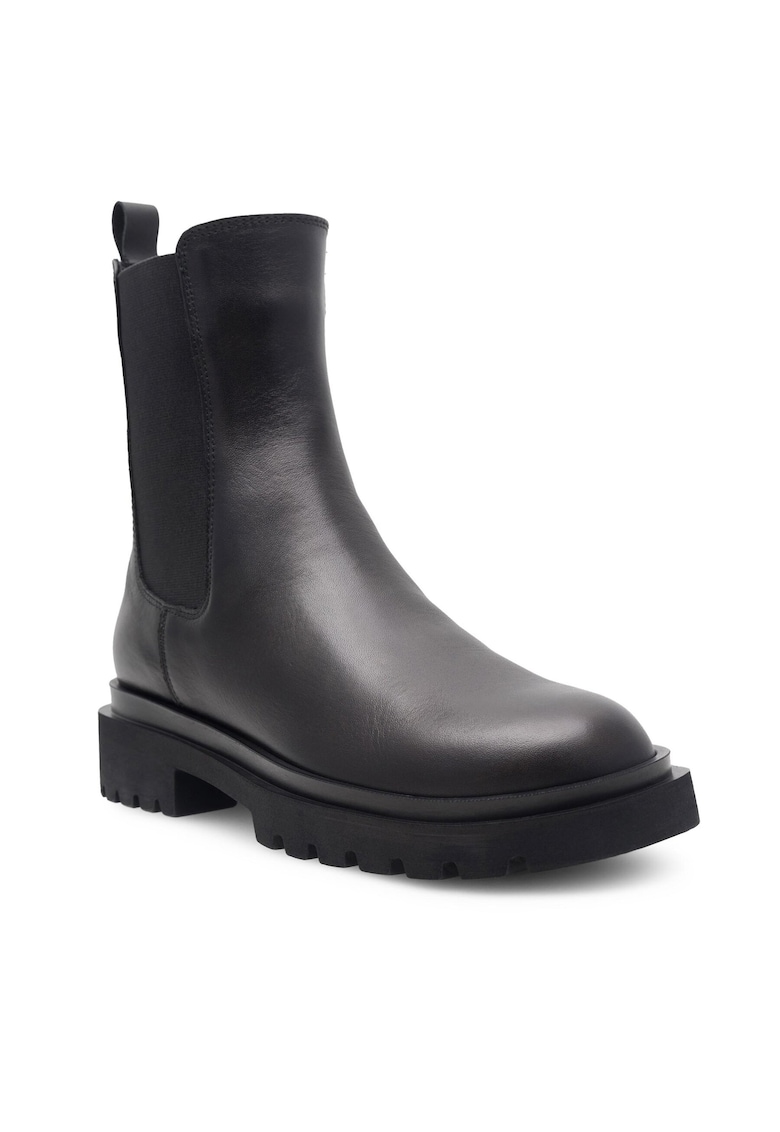 Botine dama SUSAN-26034PE - Piele naturala - Negru - Negru