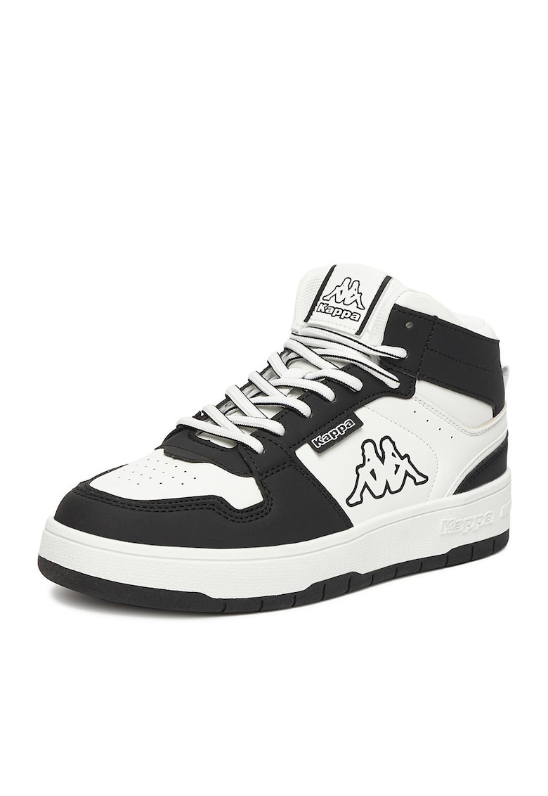 Pantofi copii - adidasi baieti - negru alb - material sintetic