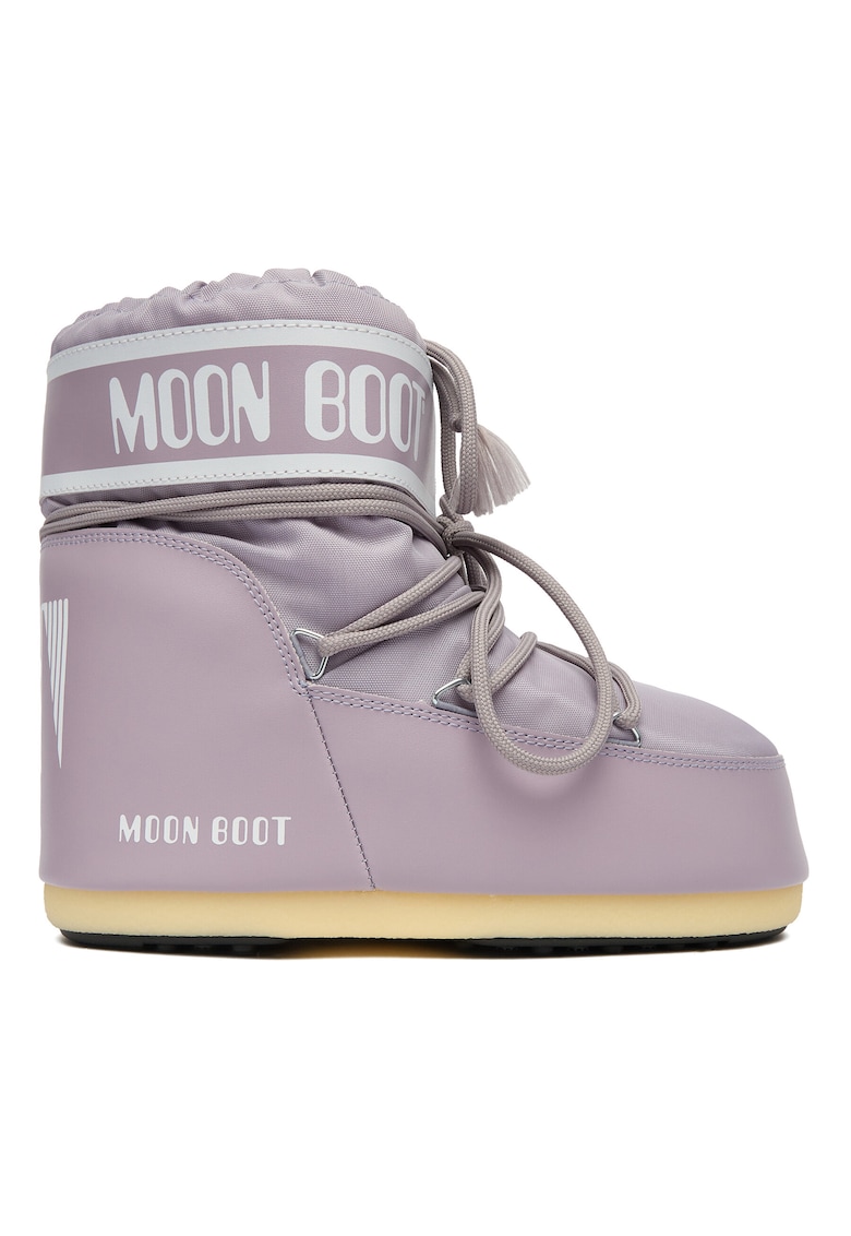 Ghete dama Lilas - piele ecologica - Roz