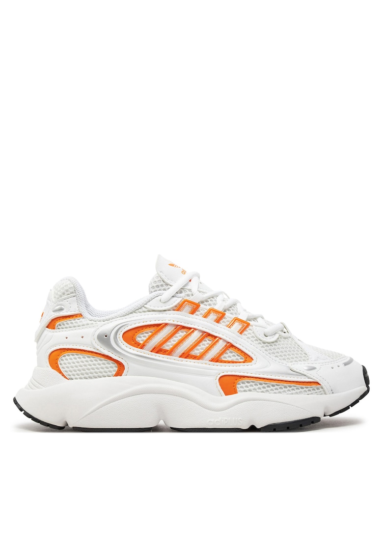 Pantofi sport dama - Ozmillen W - alb-portocaliu - piele ecologica