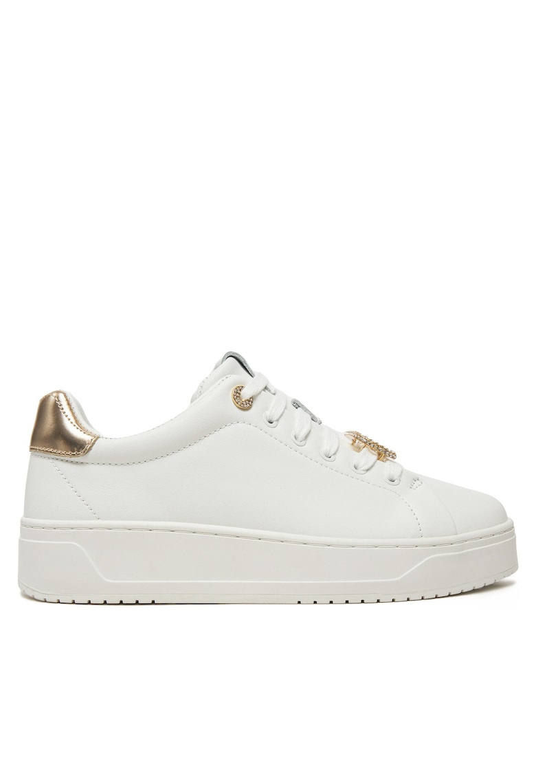 Tenisi dama - Guess TWHT 5RGZ17 7288A - piele naturala - alb