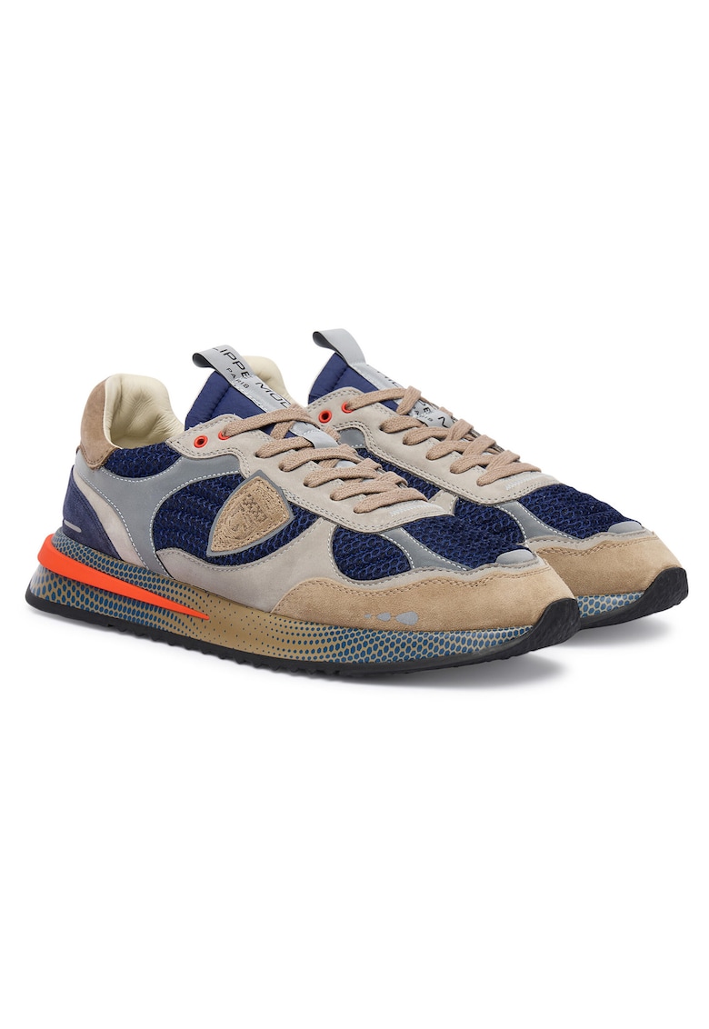 Tenisi barbati multicolor - piele naturala - A012054