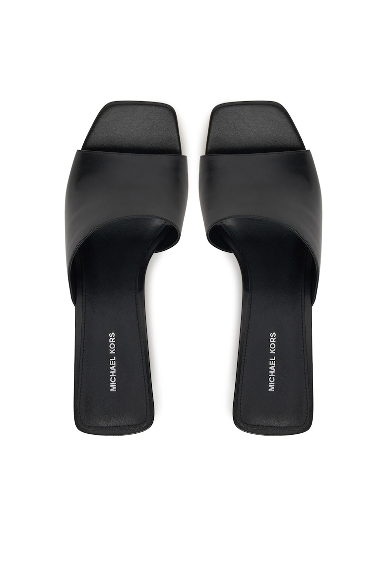 Slapi dama piele naturala - negru -