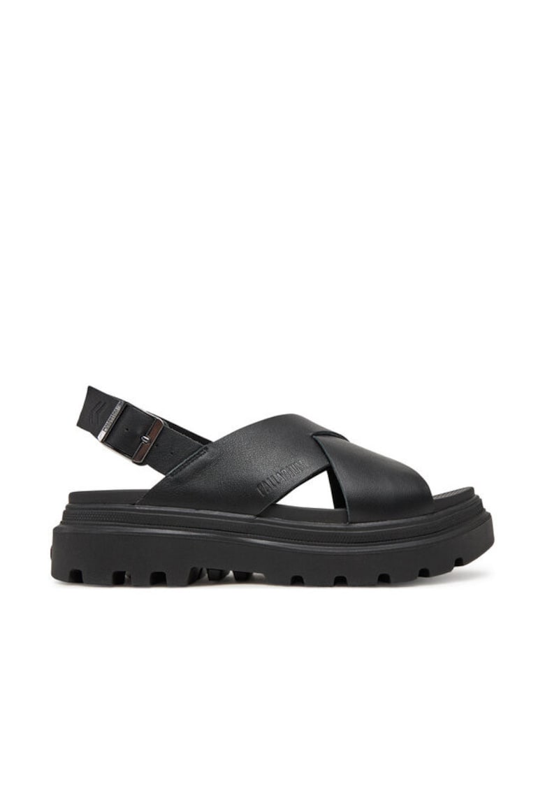 Palladium Sandale dama model Pallacruise Crossed - piele naturala - negru