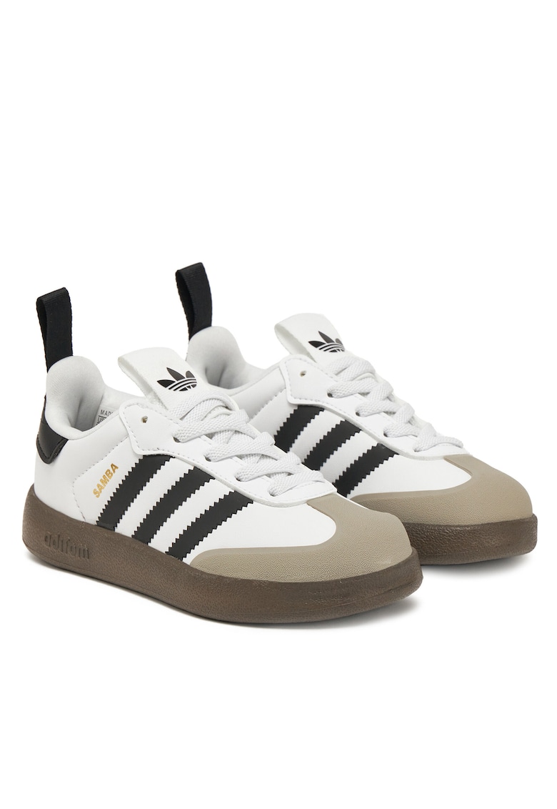 i unisex Adidas Samba 360 IH - piele ecologica - alb/negru/gri