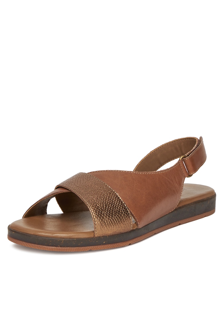 Sandale dama - WI16-740A-01L - piele naturala - maro