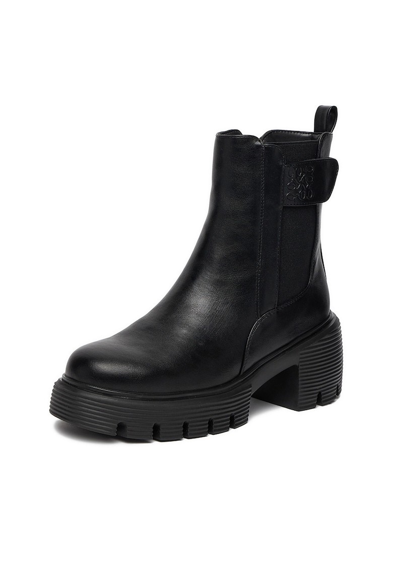 Botine dama CEO-FARIDA-01 - Textil - Negru