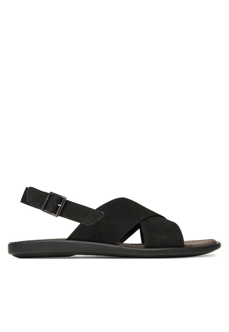 Sandale barbati GRAZER-15 MI25 - piele naturala - negru