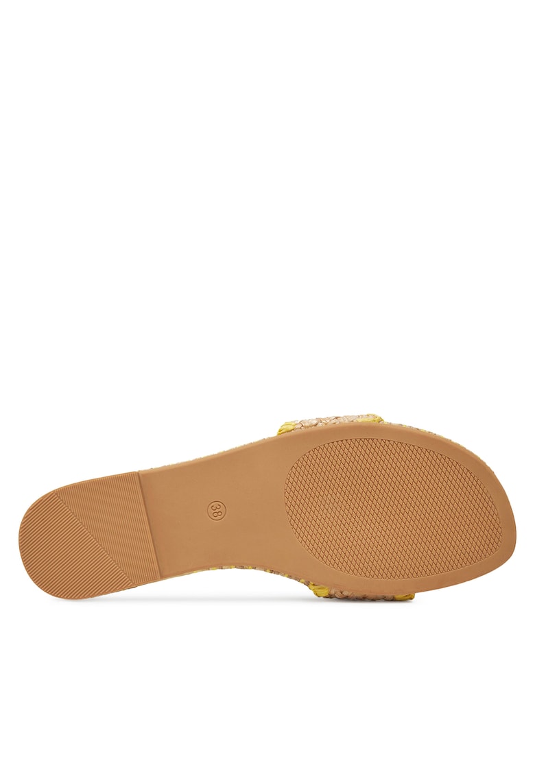 Papuci galbeni - piele ecologica - model BP6097-5