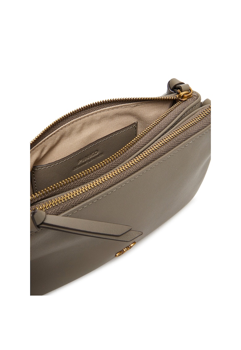 Geanta dama I68Q Double Mini - bej - 25x26cm