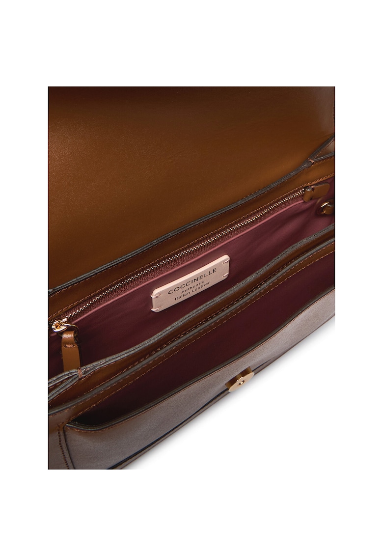 Geanta dama C-Me - piele naturala - culoare cognac - dimensiuni nedefinite