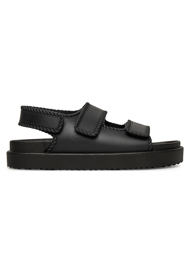 Sandale dama - model CT0613-76 - negru - plastic