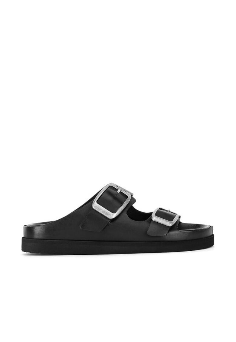 Slapi dama model CAMERON-25SS534 - piele naturala - negru
