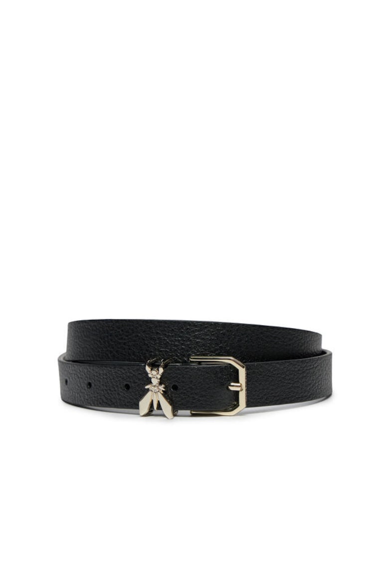 Piele naturala Black/Light Gold Patrizia Pepe curea de dama femeie Black/Light Gold 8W0045/L001-K118 dama