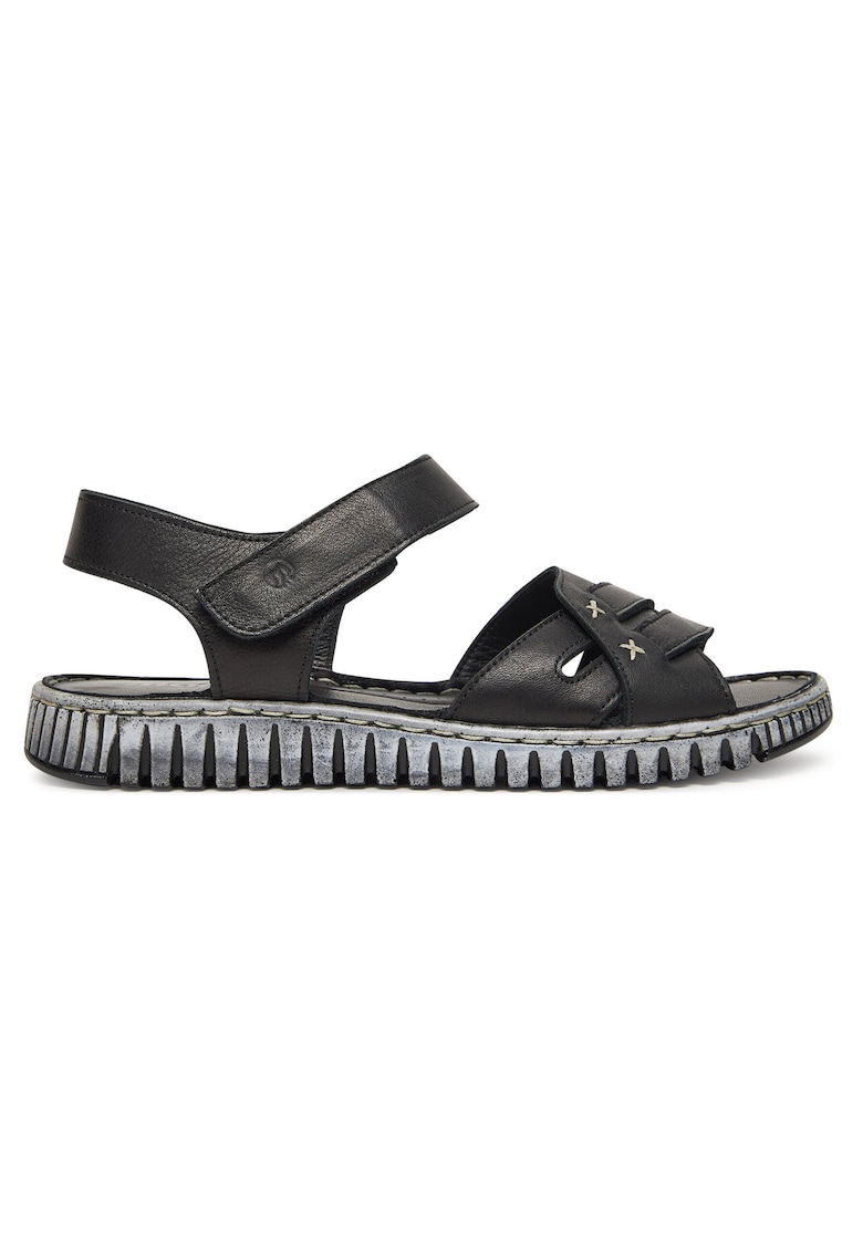 Sandale dama Schwarz 01 - piele naturala - negru