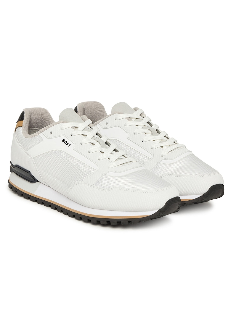 Pantofi sport model Open White 122 - fitness - alb - piele ecologica