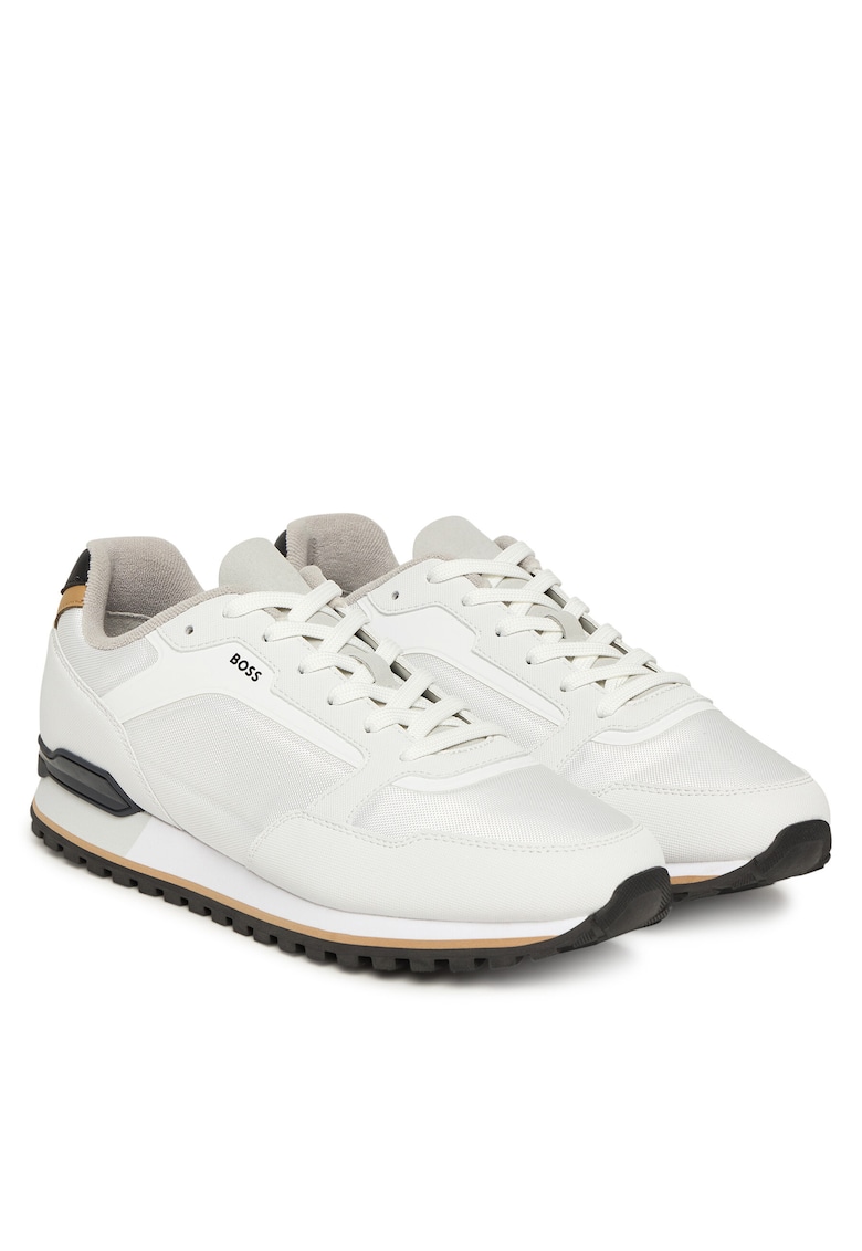 Pantofi sport adidasi barbati - alergare - alb - piele ecologica