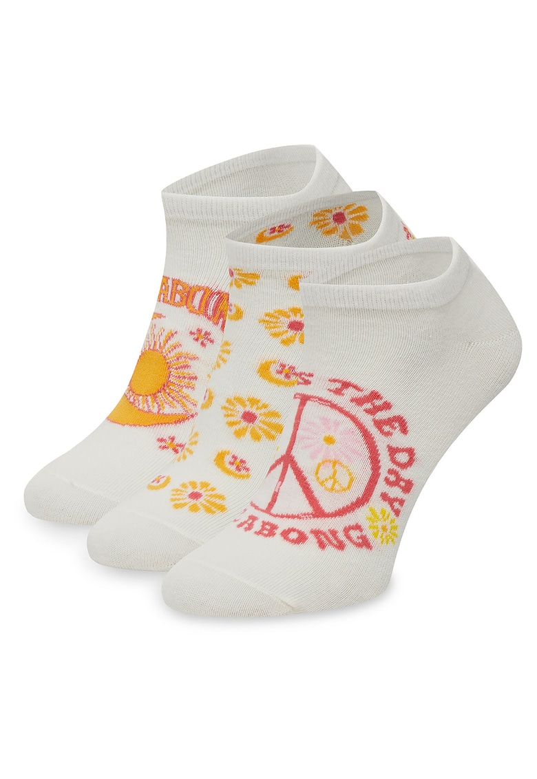 Sosete dama alb - scurte - 35-38 EU