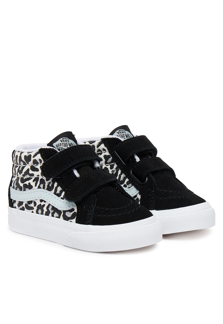Tenisi copii - SK8-Mid Reissue - multicolor cu imprimeu de leopard - tesatura