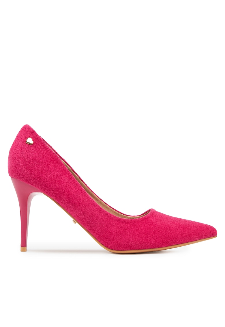 Pantofi dama - cu toc - roz -