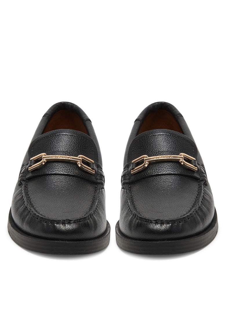 Mocasini dama piele naturala - negru