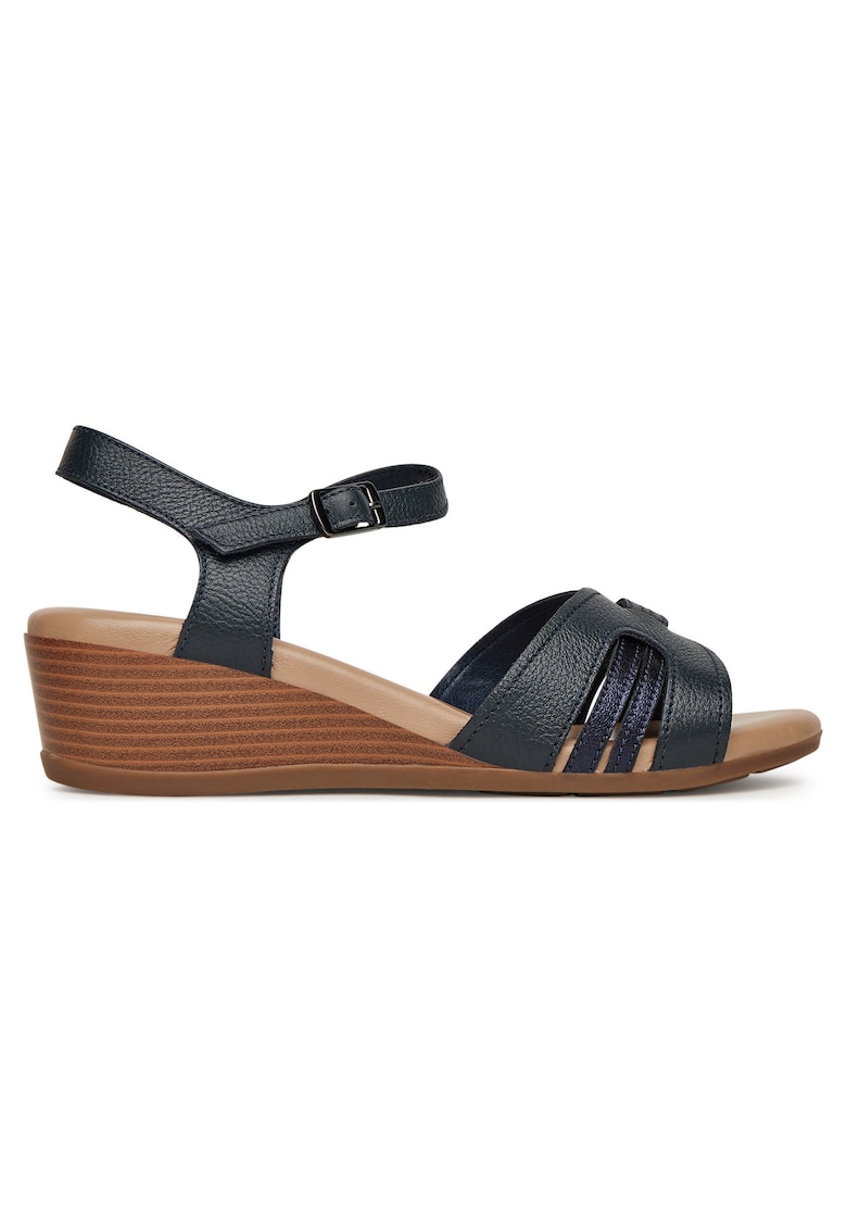 Sandale dama - bleumarin - piele naturala