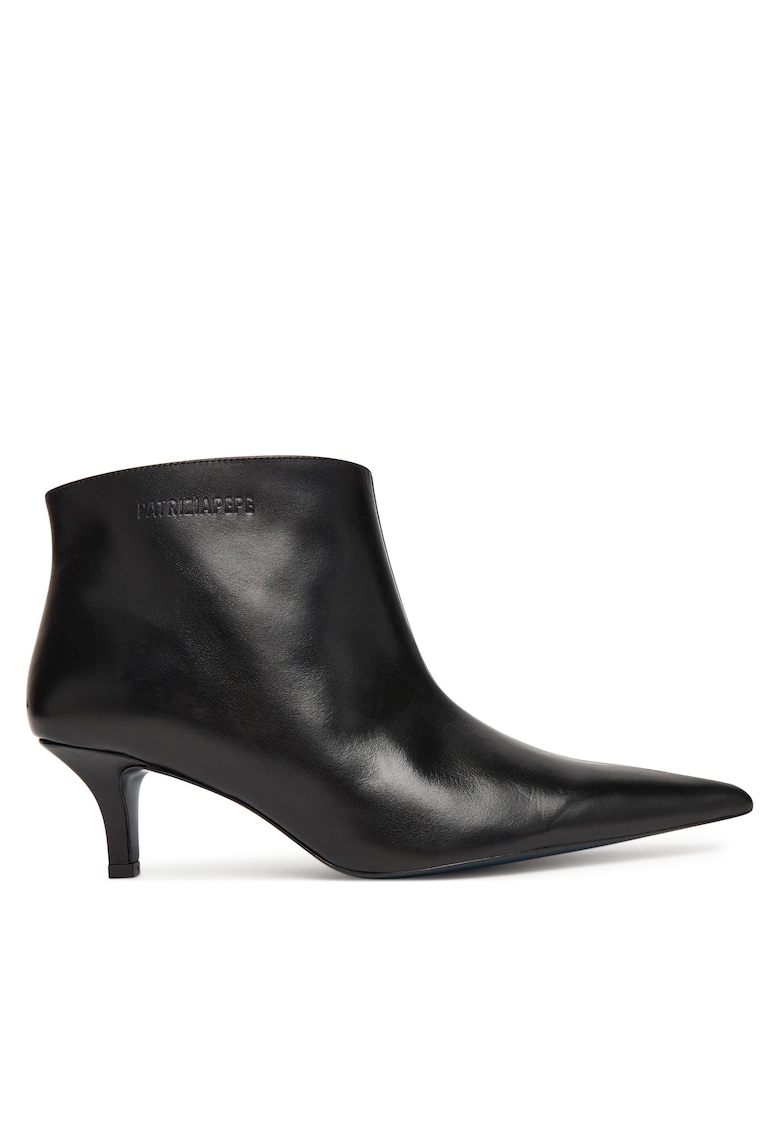 Botine dama - piele naturala - negru - de - Negru